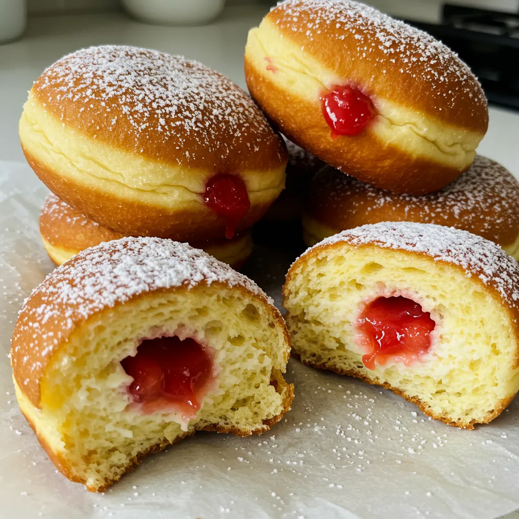 Strawberry Cheesecake Stuffed Donuts: The Ultimate Indulgent Bakery-Style Treat - secondary view